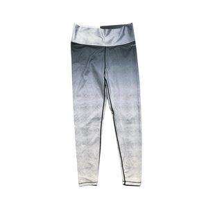 AR-33 Alpha High-waist Gray Geometric Ombré Leggings Womens XL Workout Yoga‎